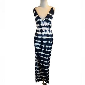 Asos Design Lace Up Back Tie Dye Maxi Dress SZ US 4